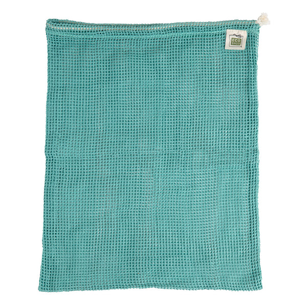 ECOBAGSĀ® Organic Cotton Reusable Produce Bag- Washed Blue