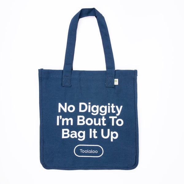 Hemp Market Tote- No Diggity I'm Bout To Bag It Up 🎶