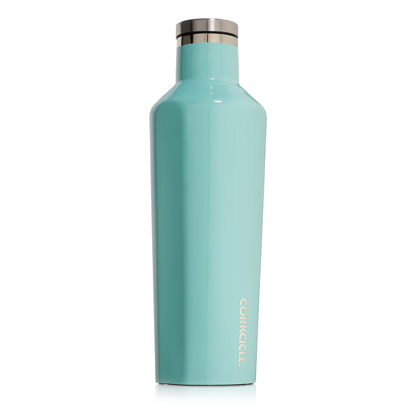 CORKCICLE. Gloss Turquoise Canteen 16 oz.